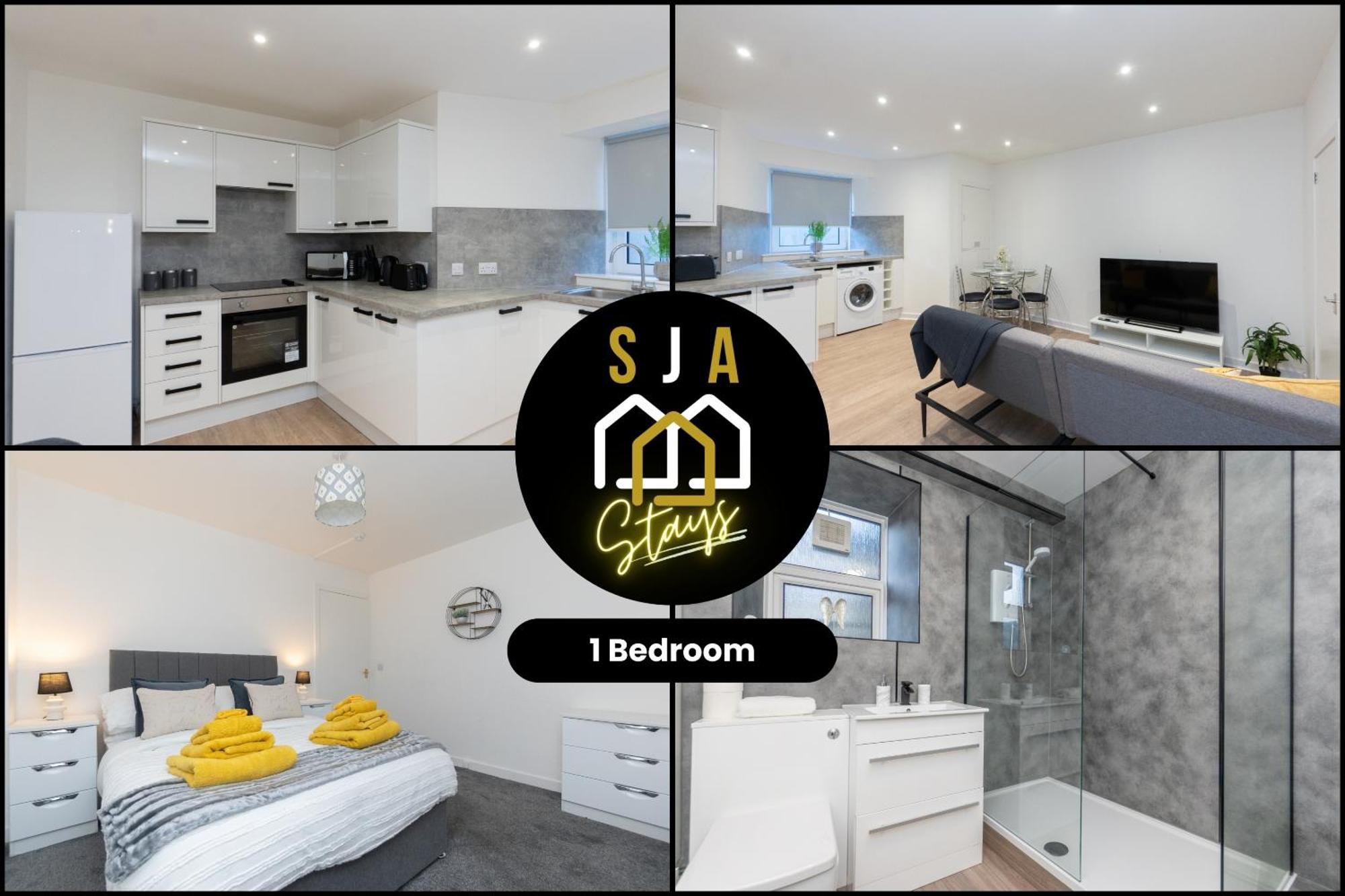 Central City Stay - Sja Stays - 1 Bed Apartment Aberdeen Exterior foto